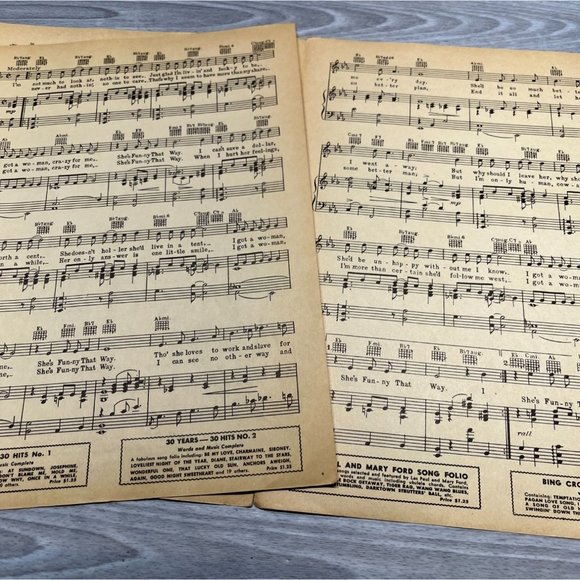 Piano Sheet Music Shes Funny That Way by Richard Whiting 1928 Vintage Neil Moret - Picture 5 of 5